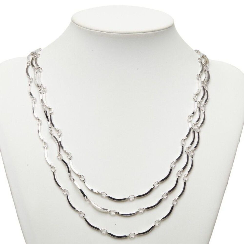 Saint Laurent Metal Long Necklace